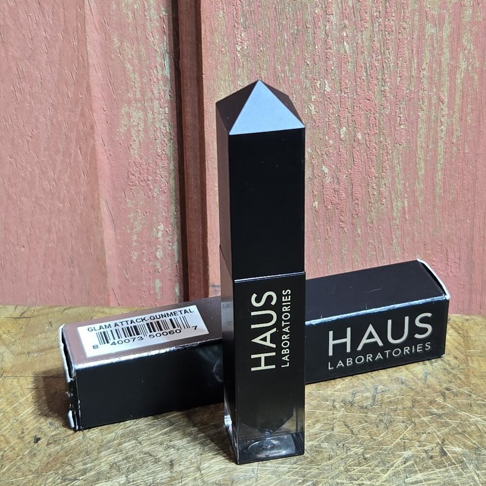 NEW HAUS LABORATORIES by Lady Gaga GLAM ATTACK LIQUID EYESHADOW Gunmetal 0.12 oz